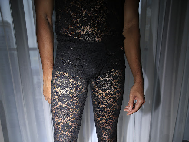 limited edition lace pants